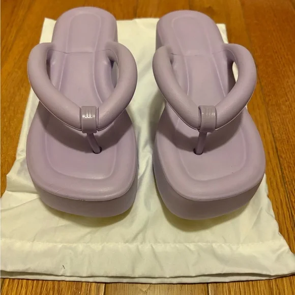 NWOT Melissa Women's Light Purple Platform Sandals - Picture 5 of 7